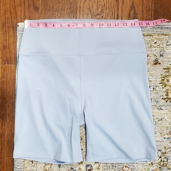 Reformation Ecomove 7 inch Blue Shorts, Size XL - Picture 7 of 15